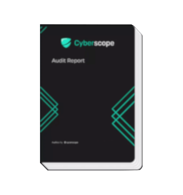 Cyberscope Smart Contract Audit Cover Sample