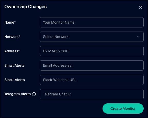 Ownership Changes