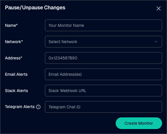 Pause/Unpause Changes