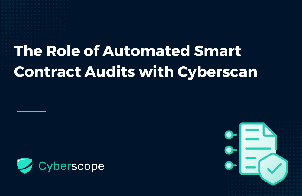 The Role of Automated Smart Contract Audits with Cyberscan